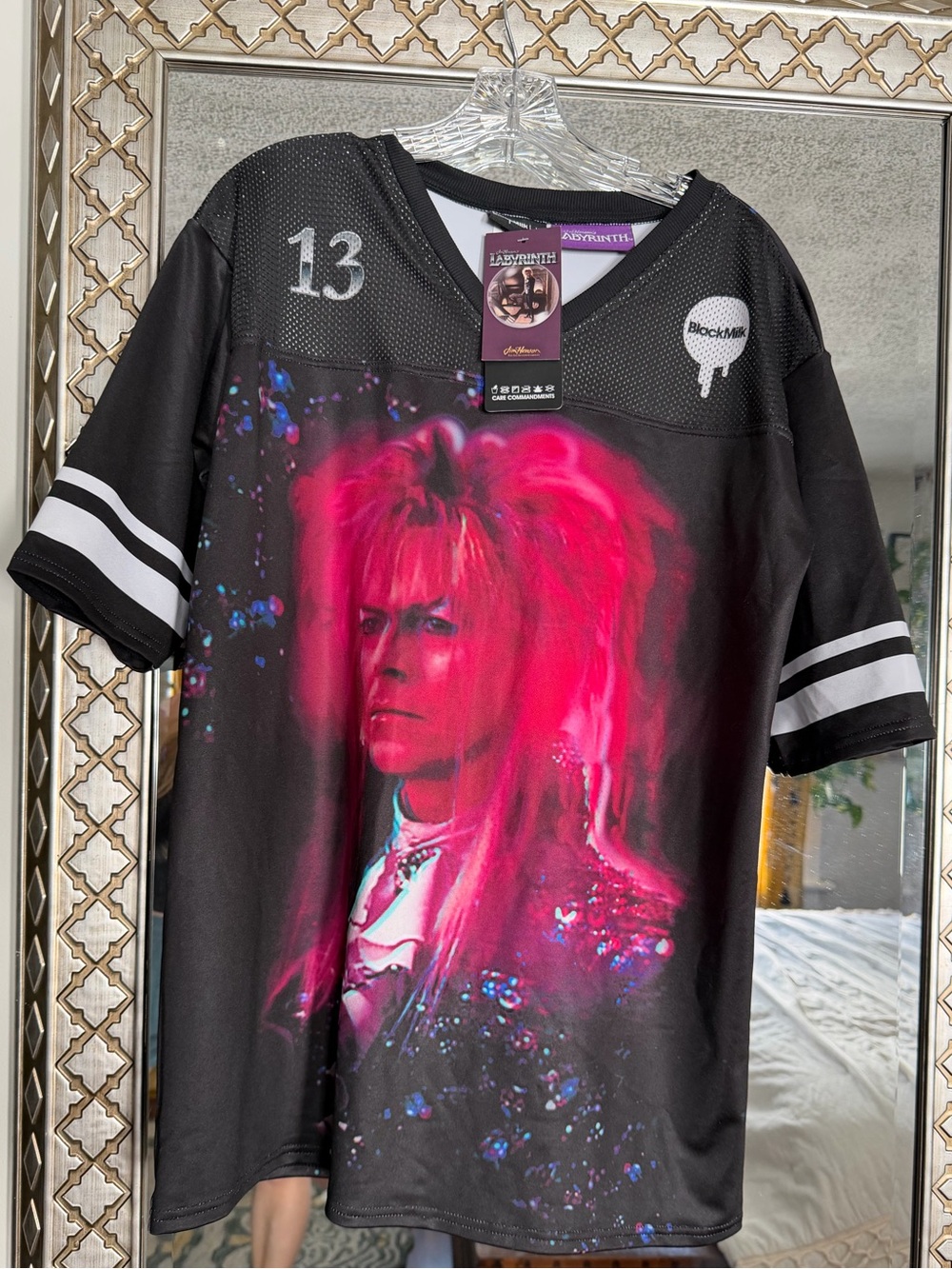 Black Milk Labyrinth jersey tunic mini dress Tee Bowie Jim Henson NWT RARE sz M - Picture 3 of 9